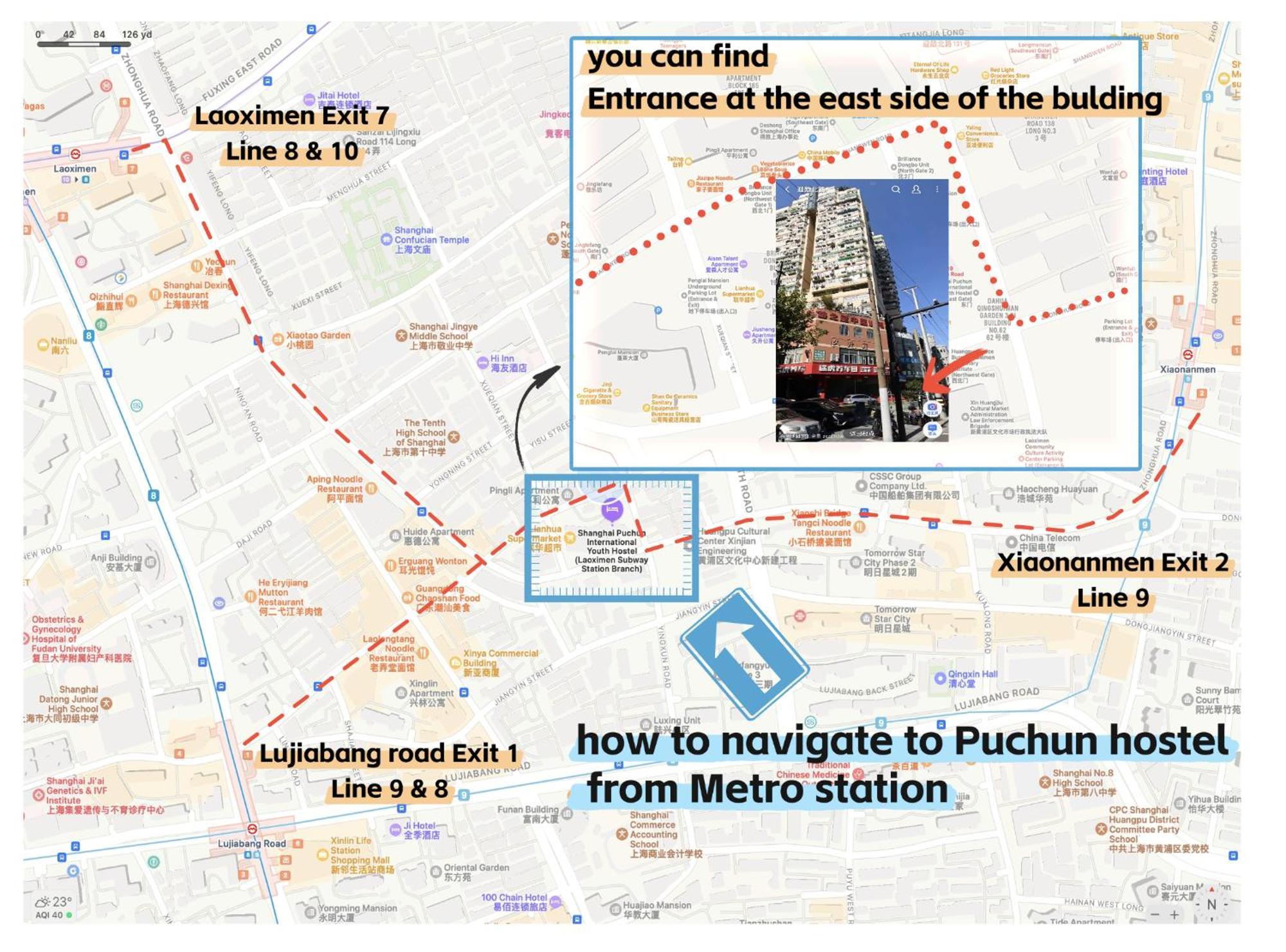 שנגחאי Pu Chun International Hostel -Yugarden & Old Town מראה חיצוני תמונה